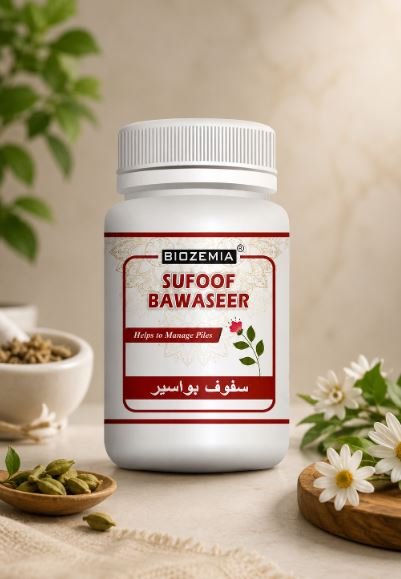 BIOZEMIA SUFOOF BAWASEER HERBAL POWDER | UNANI HERBAL WELLNESS SUPPORT | NATURAL DIGESTIVE CARE FORMULA | 100G