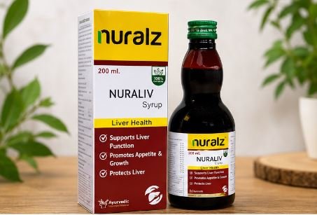 Nuraliv Herbal Syrup 200ml | Ayurvedic Liver Wellness Formula | Herbal Digestive Health Support | Natural Wellness Supplement