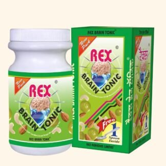 Rex Remedies Brain Tonic 400g | Ayurvedic Herbal Health Supplement | Supports Mental Wellness, Focus & Daily Vitality