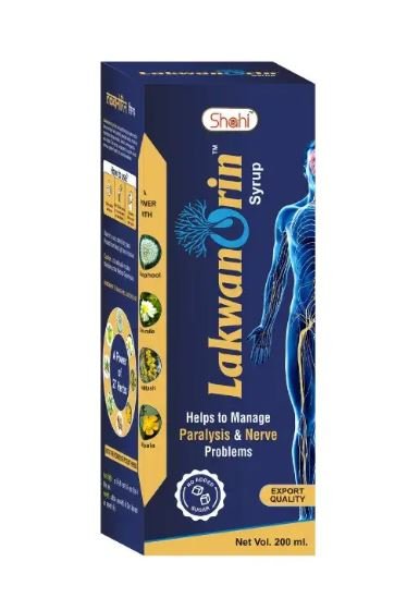 SHAHI LAKWORIN AYURVEDIC HERBAL WELLNESS SYRUP | NERVOUS SYSTEM & MOBILITY SUPPORT | HERBAL DAILY HEALTH TONIC | 200 ML
