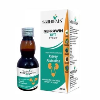 SBHERBALS NEFRAWIN KFT HERBAL KIDNEY WELLNESS SYRUP | AYURVEDIC HERBAL FORMULA | DAILY URINARY HEALTH SUPPORT | 200 ML