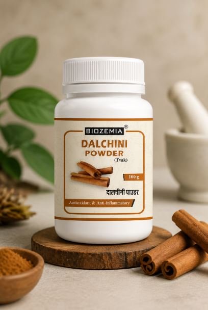 BIOZEMIA Pure Dalchini Powder (Cinnamon Powder) | Organic Ground Cinnamon for Tea, Warm Water, Kahwa, Baking & | Natural Spice Masal