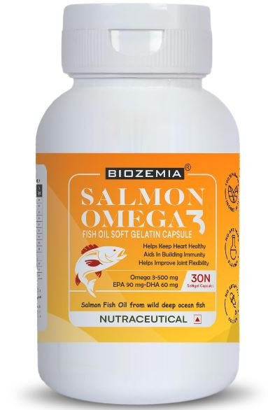 BIOZEMIA SALMON OMEGA 3 FISH OIL SOFTGEL CAPSULES